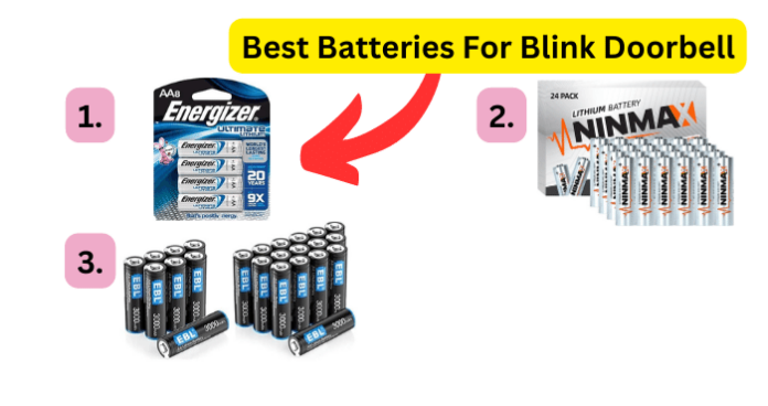 Best Batteries For Blink Doorbell