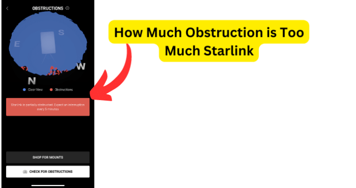 How Much Obstruction is Too Much Starlink